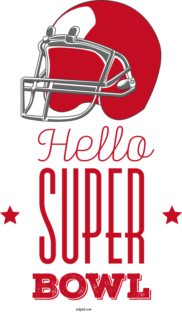 Free Hello Super Bowl Hello Super Bowl Super Bowl Football For Super Bowl Clipart Transparent Background