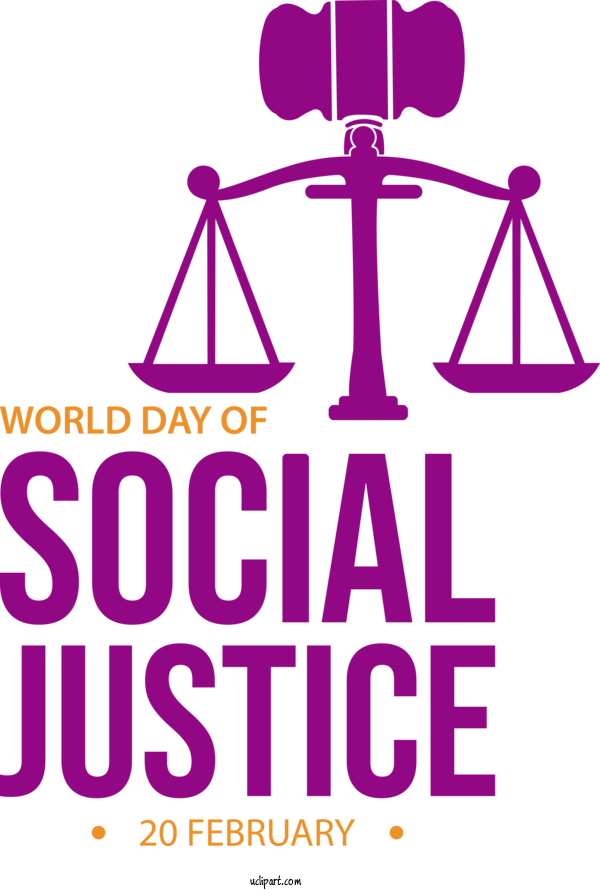Free World Day Of Social Justice World Day Of Social Justice Social Justice Equality Day Social Justice For Social Justice Day Clipart Transparent Background