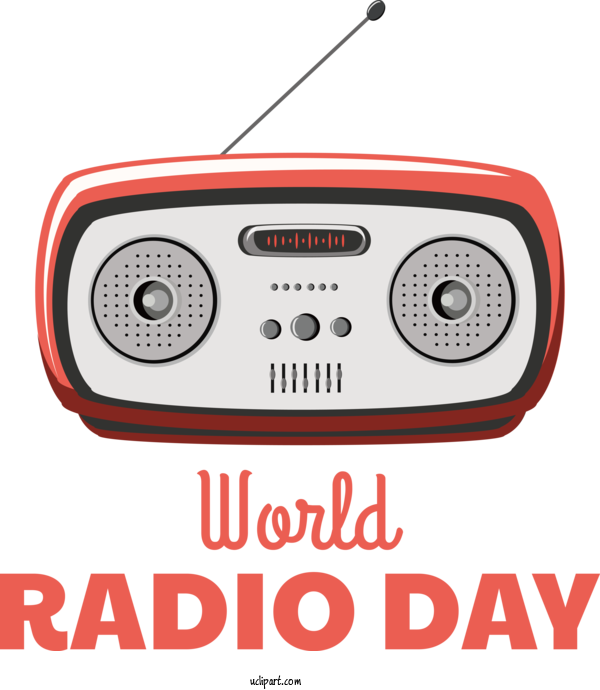 Free Radio Day World Radio Day Radio Day Radio For World Radio Day Clipart Transparent Background