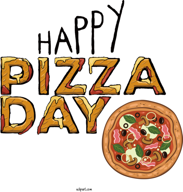 Free Pizza Day National Pizza Day Pizza Day Pizza For National Pizza Day Clipart Transparent Background