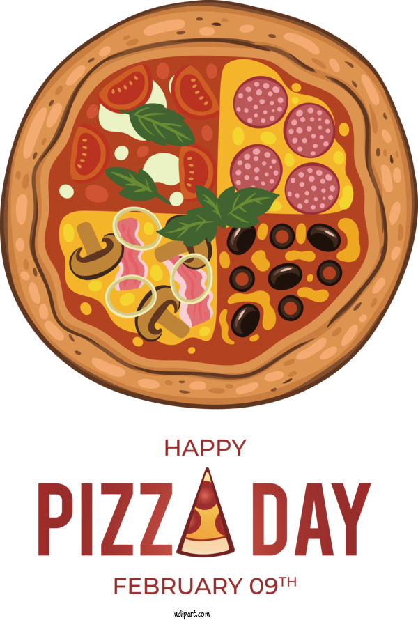 Free National Pizza Day National Pizza Day Pizza Day Pizza For 2023 National Pizza Day Clipart Transparent Background