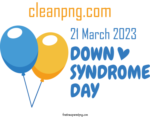 Free Holidays World Down Syndrome Day Down Syndrome Day Down Syndrome For World Down Syndrome Day Clipart Transparent Background