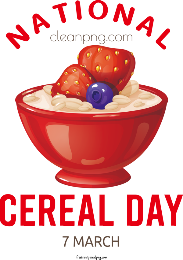 Free Holidays National Cereal Day Cereal Day Cereal For National Cereal Day Clipart Transparent Background