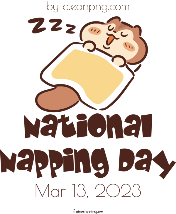 Free Holidays National Napping Day Napping Day Napping For National Napping Day Clipart Transparent Background