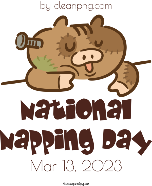 Free Napping Day National Napping Day Napping Day Napping For National Napping Day Clipart Transparent Background