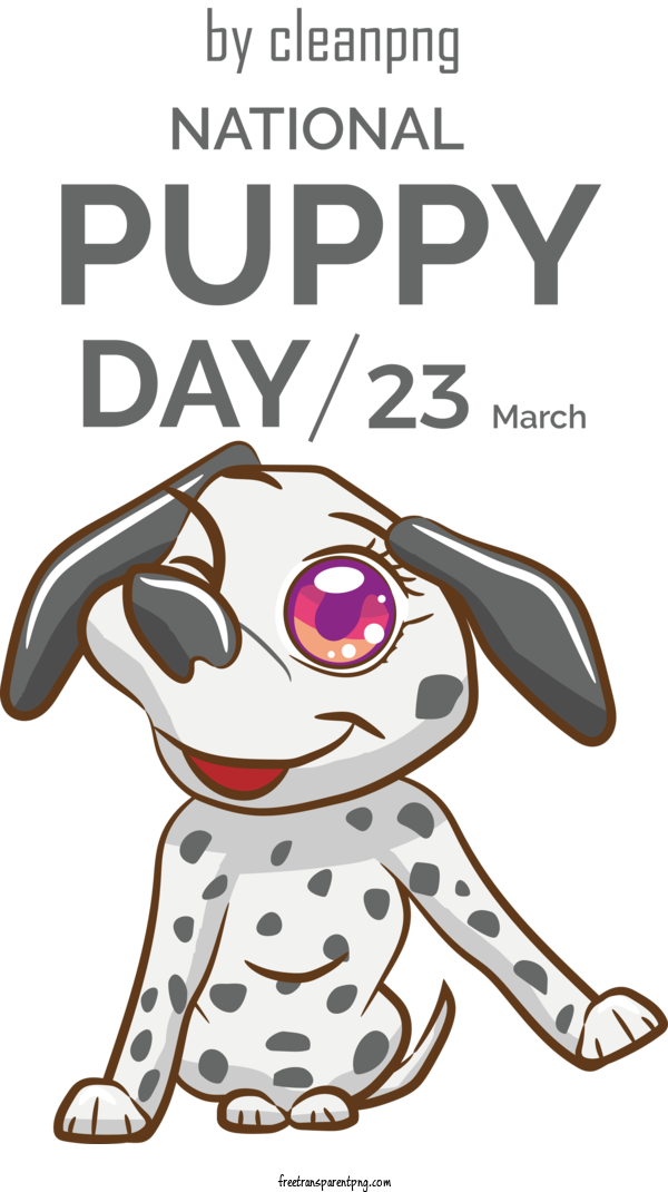 Free Holidays National Puppy Day Puppy Day Puppy For National Puppy Day Clipart Transparent Background
