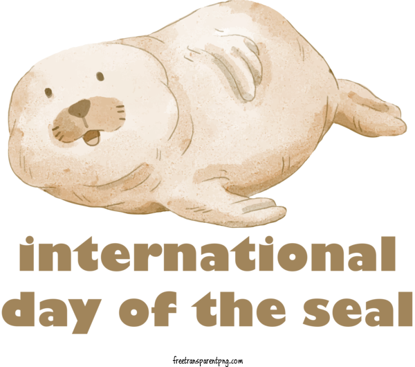 Free International Day Of The Seal International Day Of The Seal Seal For 2023 International Day Of The Seal Clipart Transparent Background