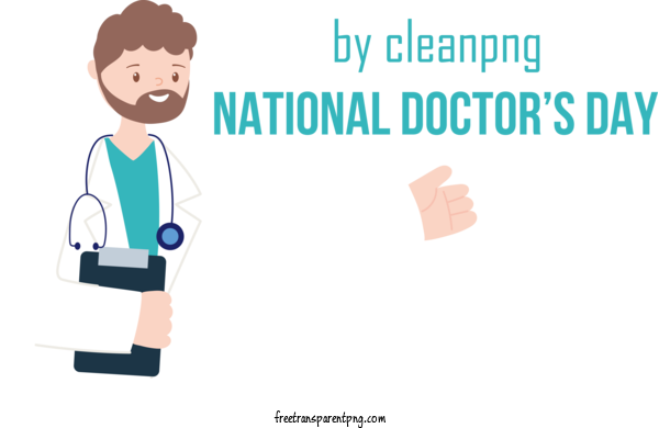 Free Holidays National Doctor Day Doctor Day Doctor For National Doctor Day Clipart Transparent Background