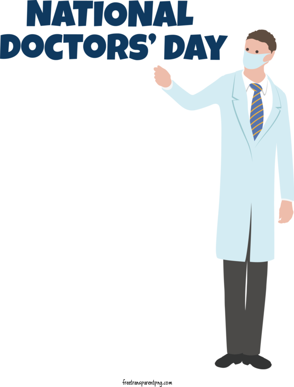 Free Doctor Day National Doctor Day Doctor Day Doctor For National Doctor Day Clipart Transparent Background
