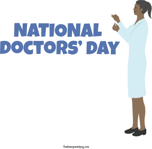 Free Doctor Day National Doctor Day Doctor Day Doctor For National Doctor Day Clipart Transparent Background