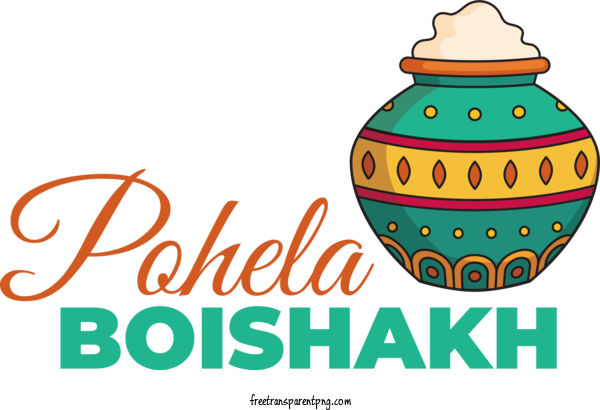 Free Pohela Boishakh Pohela Boishakh Bengali Bengali New Year For Bengali New Year Clipart Transparent Background