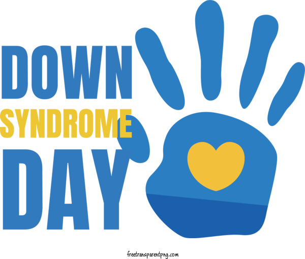 Free Down Syndrome Day Down Syndrome Day World Down Syndrome Day For World Down Syndrome Day Clipart Transparent Background