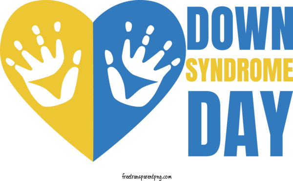 Free Down Syndrome Day Down Syndrome Day World Down Syndrome Day For World Down Syndrome Day Clipart Transparent Background