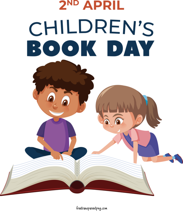 Free Children's Book Day International Children's Book Day Children's Book Day Book Day For International Children's Book Day Clipart Transparent Background