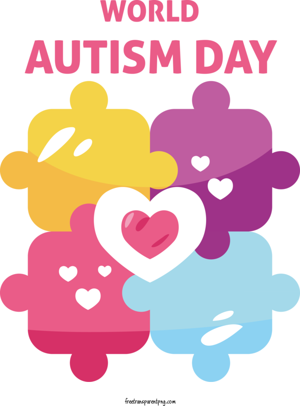 Free Autism Awareness Day Autism Awareness Day World Autism Awareness Day For World Autism Awareness Day Clipart Transparent Background