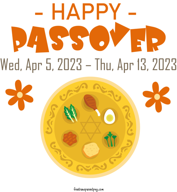 Free Happy Passover Happy Passover Passover For 2023 Happy Passover Clipart Transparent Background
