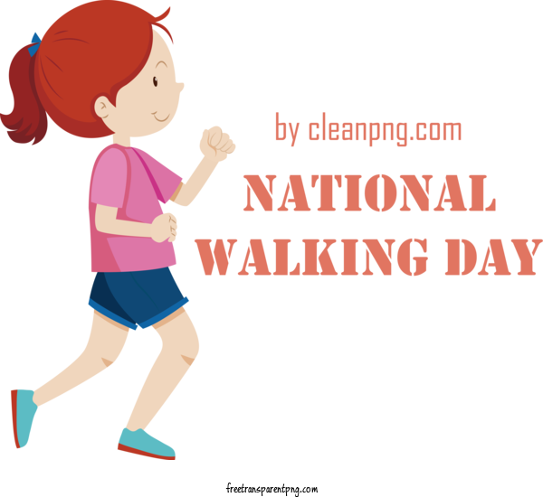 Free National Walking Day National Walking Day Walking Day For 2023 National Walking Day Clipart Transparent Background