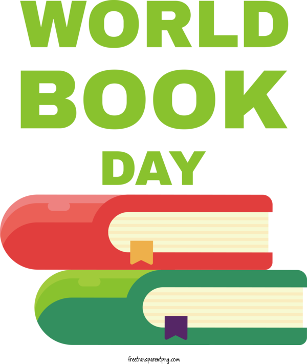 Free World Book Day World Book Day Book Day For 2023 World Book Day Clipart Transparent Background
