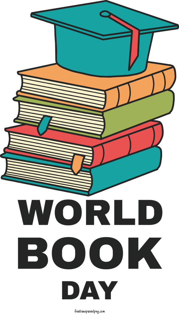 Free World Book Day World Book Day Book Day For 2023 World Book Day Clipart Transparent Background