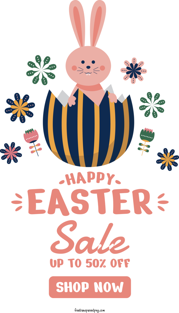 Free Happy Easter Happy Easter Easter Day Super Sale For Easter Day Clipart Transparent Background