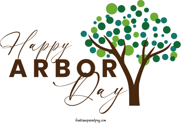 Free Arbor Day Arbor Day For Happy Arbor Day Clipart Transparent Background