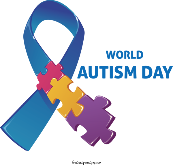 Free Autism Awareness Day Autism Awareness Day For 2023 Autism Awareness Day Clipart Transparent Background