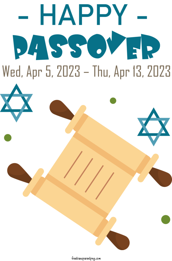 Free Happy Passover Happy Passover Passover Day For Passover Day Clipart Transparent Background