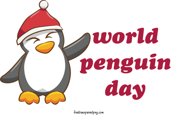 Free World Penguin Day World Penguin Day Penguin Day Penguin For 2023 World Penguin Day Clipart Transparent Background