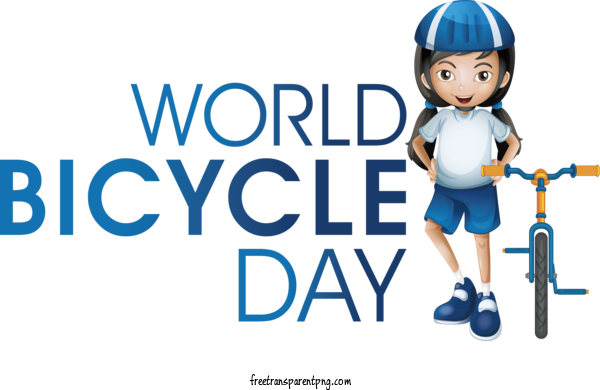 Free World Bicycle Day World Bicycle Day World Bike Day Bicycle For World Bike Day Clipart Transparent Background