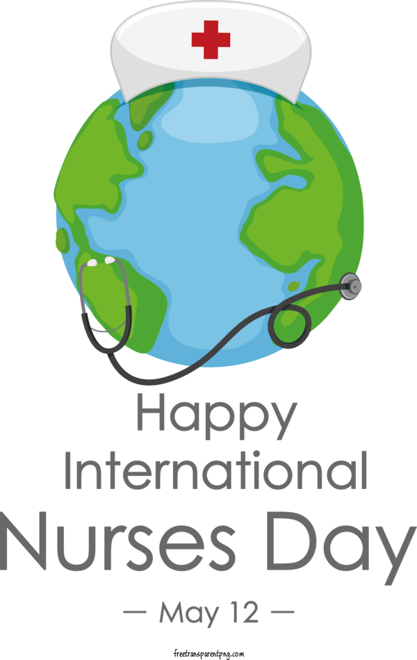 Free International Nurses Day International Nurses Day Nurses Day Nurse For 2023 International Nurses Day Clipart Transparent Background