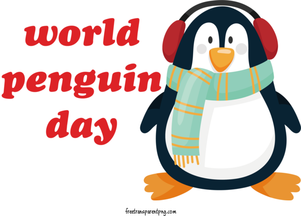Free World Penguin Day World Penguin Day Penguin Day Penguin For 2023 World Penguin Day Clipart Transparent Background
