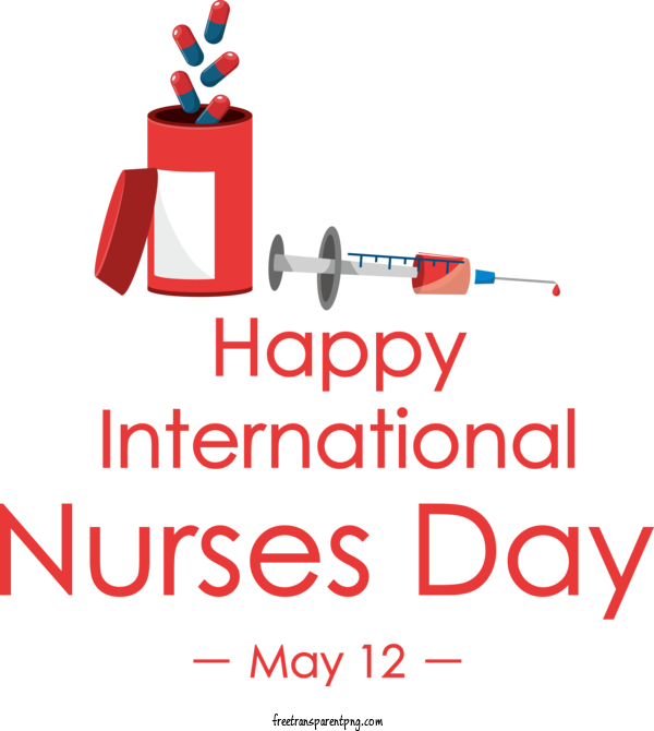 Free International Nurses Day International Nurses Day Nurses Day Nurse For 2023 International Nurses Day Clipart Transparent Background