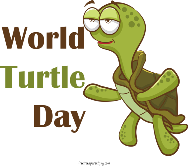 Free World Turtle Day World Turtle Day Turtle Day Turtle For Happy World Turtle Day Clipart Transparent Background