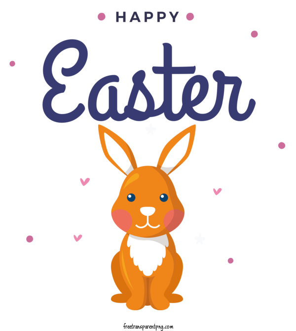 Free Happy Easter Easter Basket Easter Bunny Easter Egg For Easter Day Clipart Transparent Background