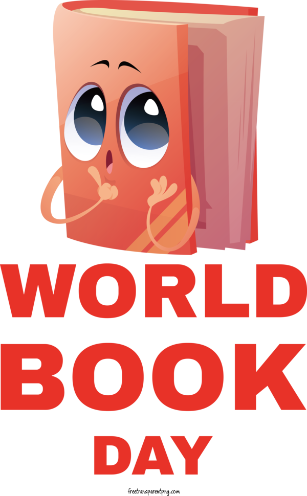 Free World Book Day World Book Day Book Day For Book Day Clipart Transparent Background