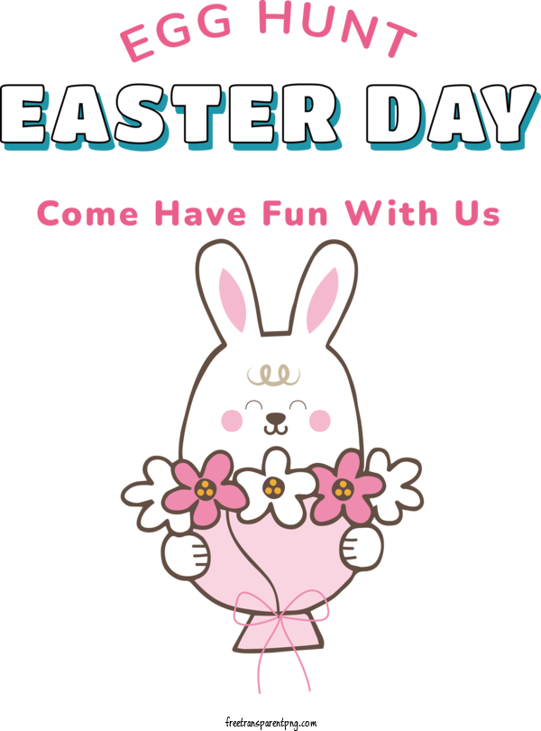 Free Easter Day Easter Basket Easter Bunny Easter Egg For Egg Hunt Clipart Transparent Background