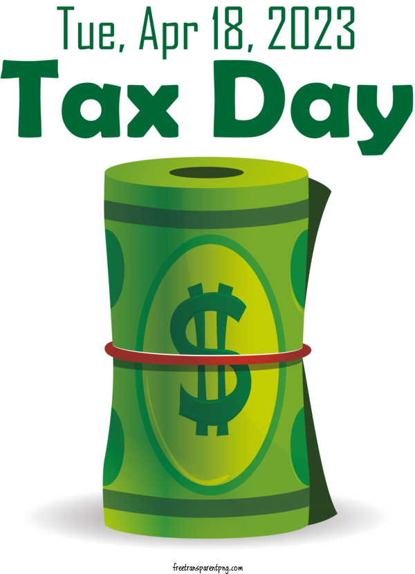 Free Tax Day Tax Day For 2023 Tax Day Clipart Transparent Background