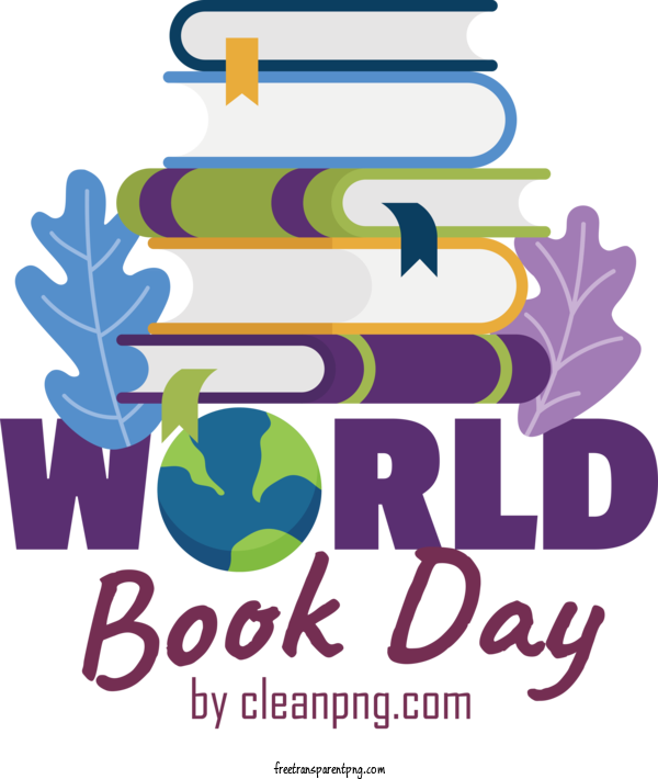 Free World Book Day World Book Day Book Day Book For Happy World Book Day Clipart Transparent Background