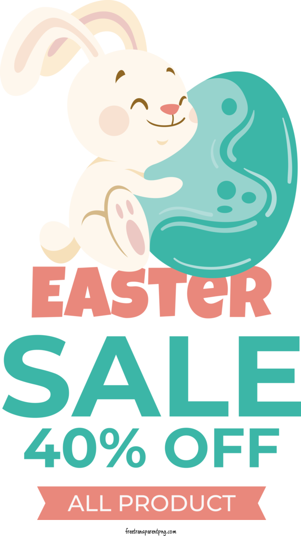 Free Easter Sale Easter Bunny Easter Egg Easter Egg Hunt For Easter Day Clipart Transparent Background