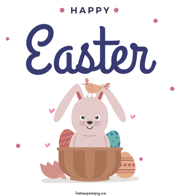 Free Happy Easter Easter Bunny Easter Egg Easter Egg Hunt For Easter Day Clipart Transparent Background