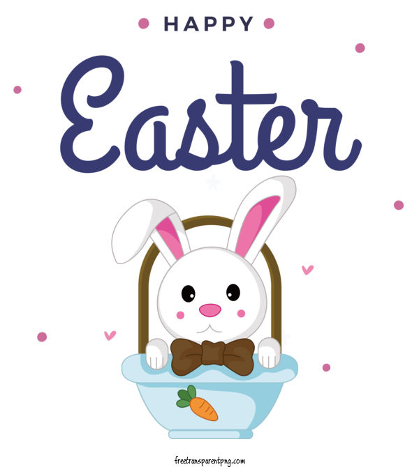 Free Happy Easter Easter Bunny Easter Egg Easter Egg Hunt For Easter Day Clipart Transparent Background