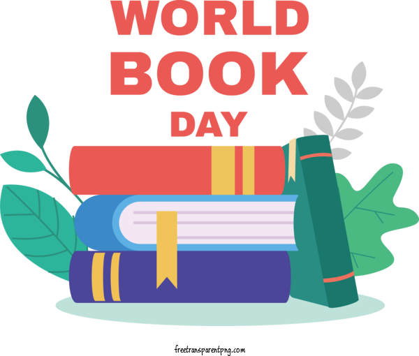 Free Book Day Book Day World Book Day Book For World Book Day Clipart Transparent Background