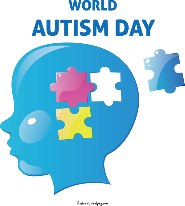 Free Autism Awareness Day Autism Awareness Day World Autism Awareness Day For World Autism Awareness Day Clipart Transparent Background