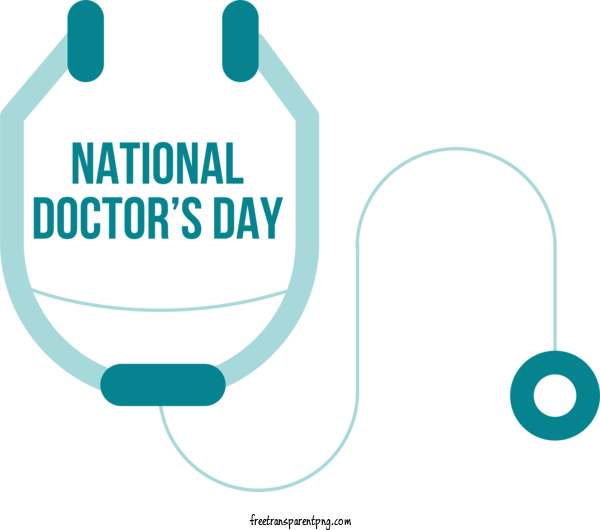 Free National Doctor Day National Doctor Day Doctor Day For Doctor Day Clipart Transparent Background