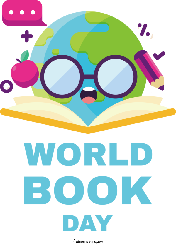 Free Book Day World Book Day Book Day Book For World Book Day Clipart Transparent Background