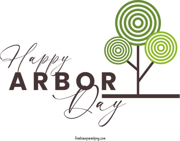 Free Arbor Day Arbor Day For Happy Arbor Day Clipart Transparent Background