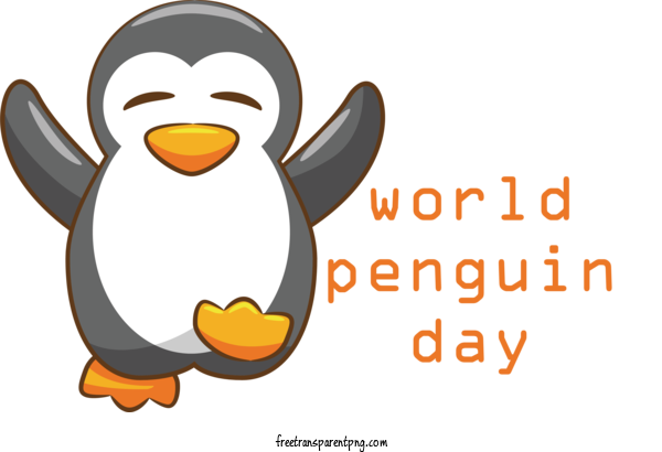 Free Penguin Day World Penguin Day Penguin For World Penguin Day Clipart Transparent Background