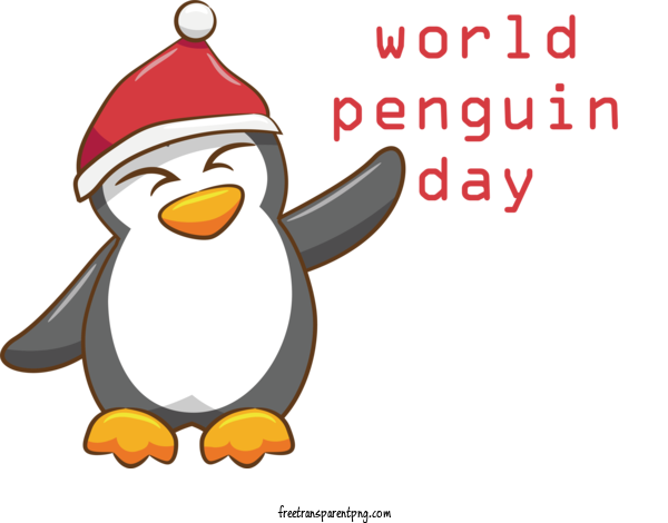 Free Penguin Day World Penguin Day Penguin For World Penguin Day Clipart Transparent Background