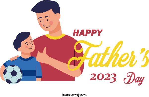 Free Father's Day Father And Kid Father's Day For Father And Kid Clipart Transparent Background