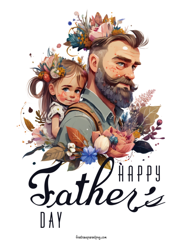 Free Holidays Fathers Day For Fathers Day Clipart Transparent Background